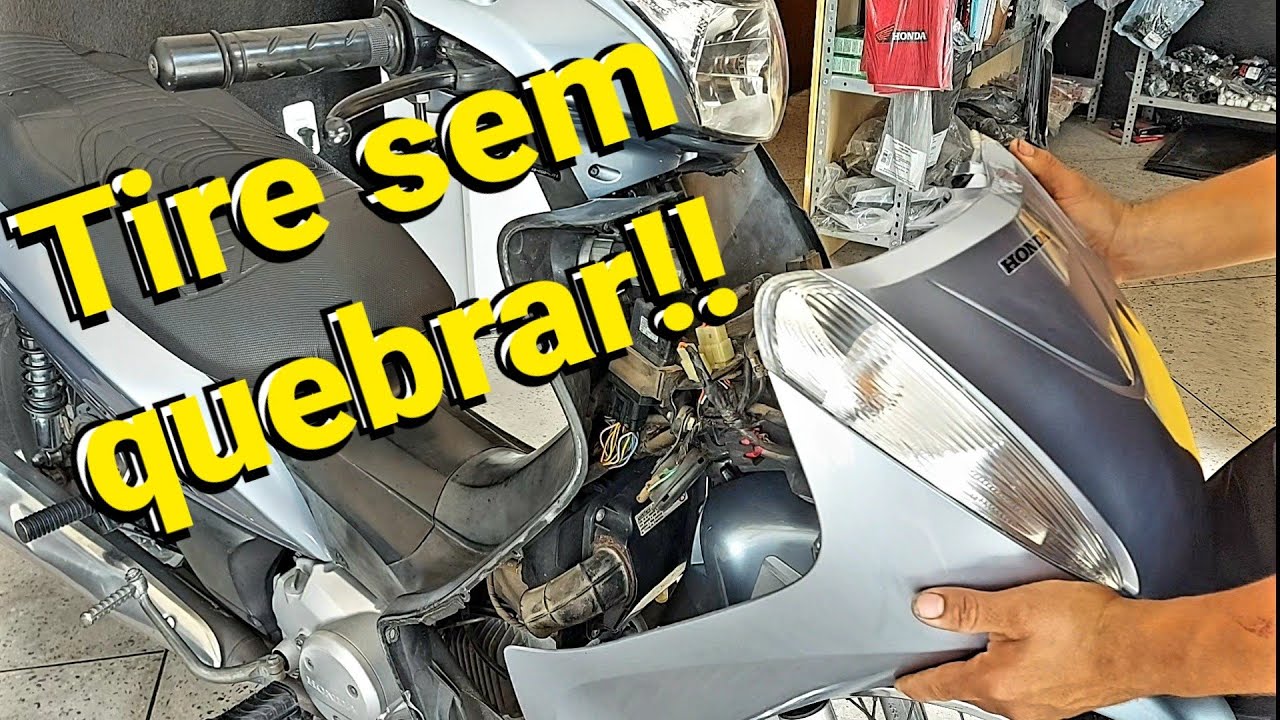 Como desmontar as carenagem da Biz 125 sem quebrar