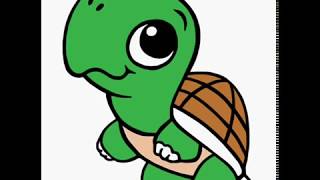 LEARN HOW TO COLOR TURTLE