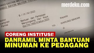 TNI AD Tegaskan Beri Sanksi Danramil Japut Surati Warung Makan Minta Bantuan