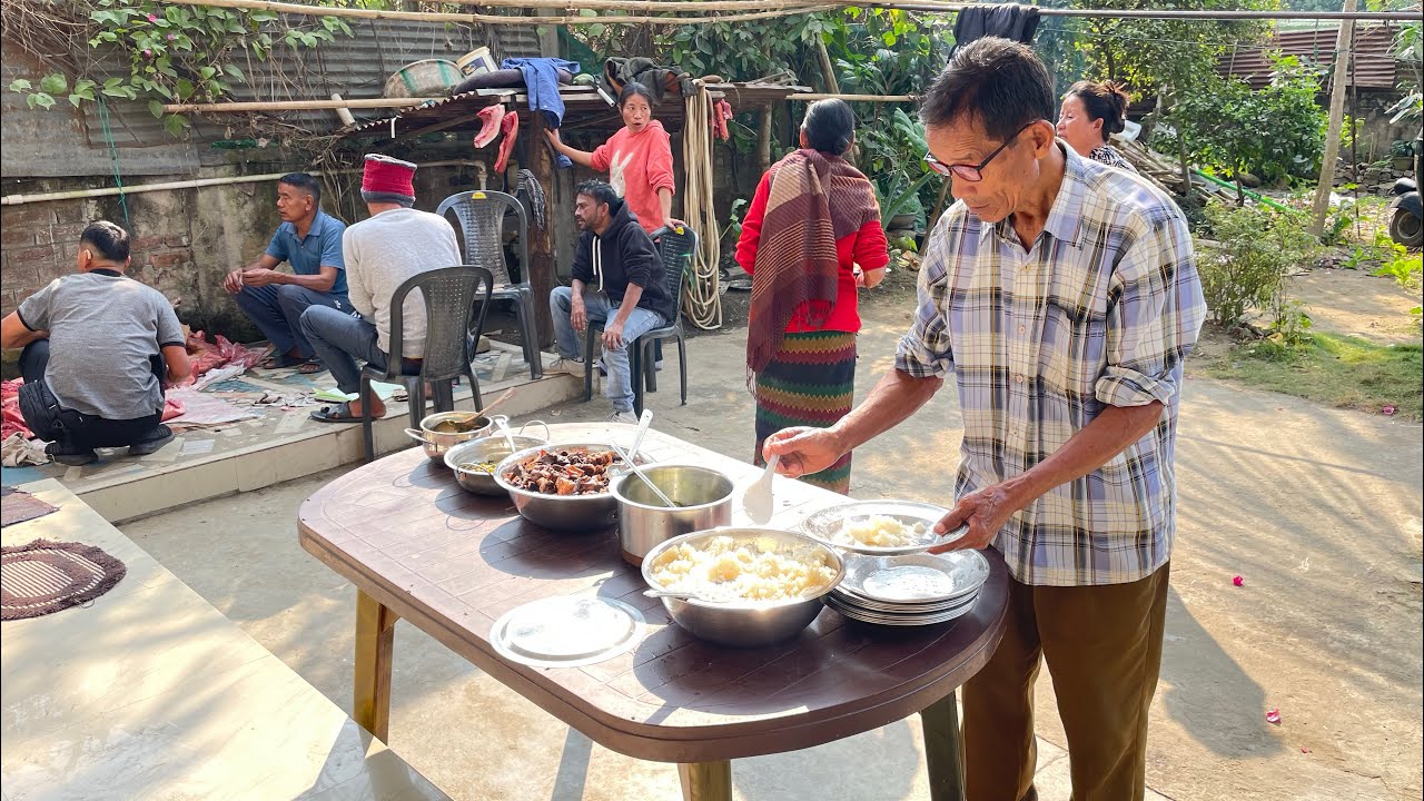 Family gathering for Marriage Party🤵‍♂️👰‍♀️/@Shonyuodyuo /2024😇