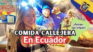 Probando COMIDA CALLEJERA en ECUADOR 🇪🇨 ¡NO ESPERABA ESTO! 😱 #Quito #Ecuador #viaje #latam #viral
