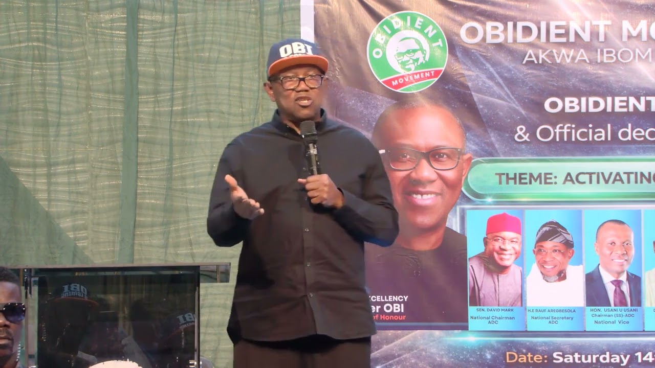 Peter Obi in Uyo