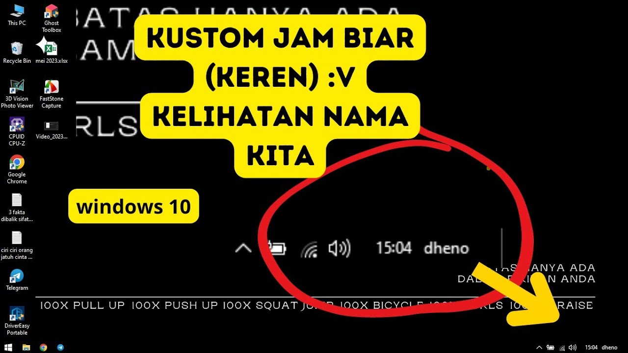 Cara Mengkustom (Menambahkan Nama dan Jarak) Pada Jam Windows 10 - YouTube