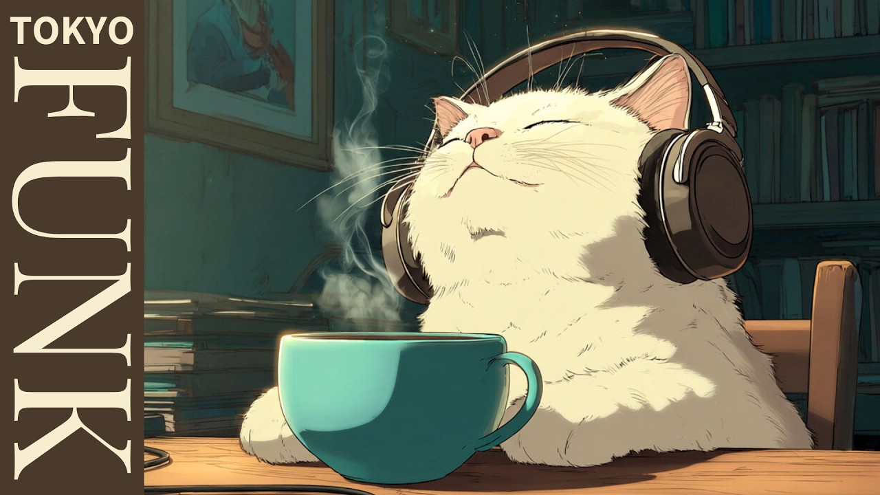 /𝐧𝐨 𝐦𝐞𝐨𝐰 𝐜𝐡𝐢𝐥𝐥 | 80's Tokyo Funky Lofi Playlist 🎧 | Broadcasting Beyond | Relax & Chill & Study to