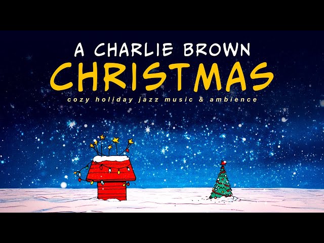 A Charlie Brown Christmas Ambience | Cozy Holiday Jazz Music
