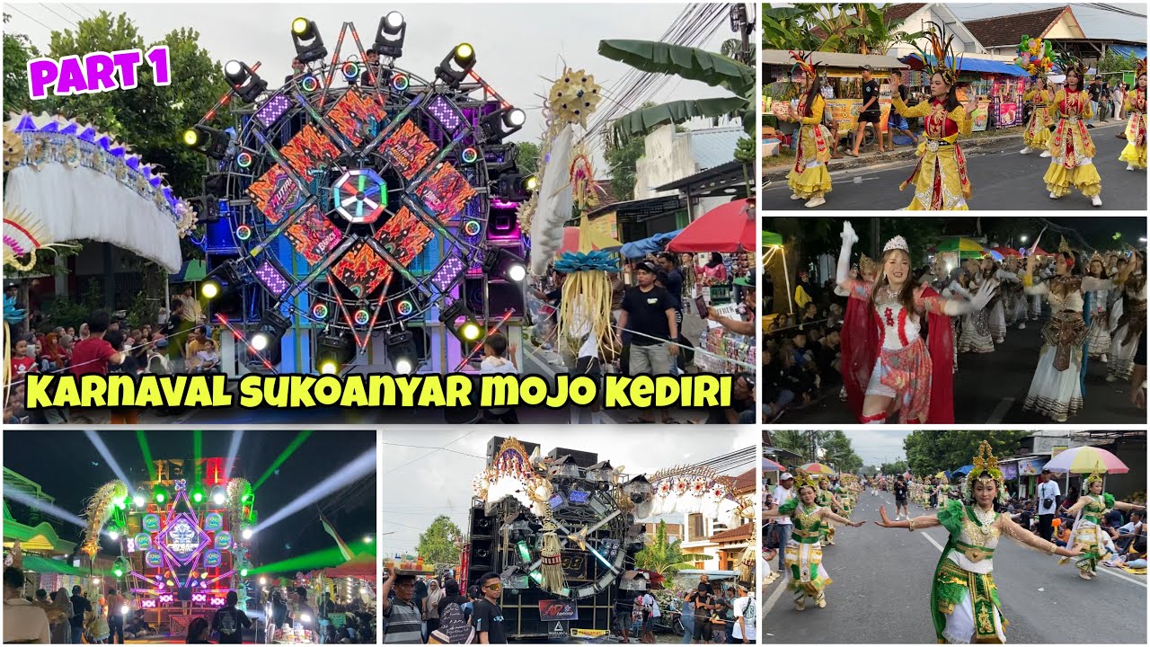 СУКОАНЬЯР МОДЖО КЕДИРИ ДЕРЕВНЯ КАРНАВАЛ 2025 ЧАСТЬ 1 #djantresnosukoanyar