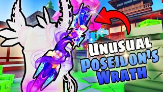 playing with the unusual Poseidon's Wrath in mvs2 | murderers vs sheriffs 2 roblox