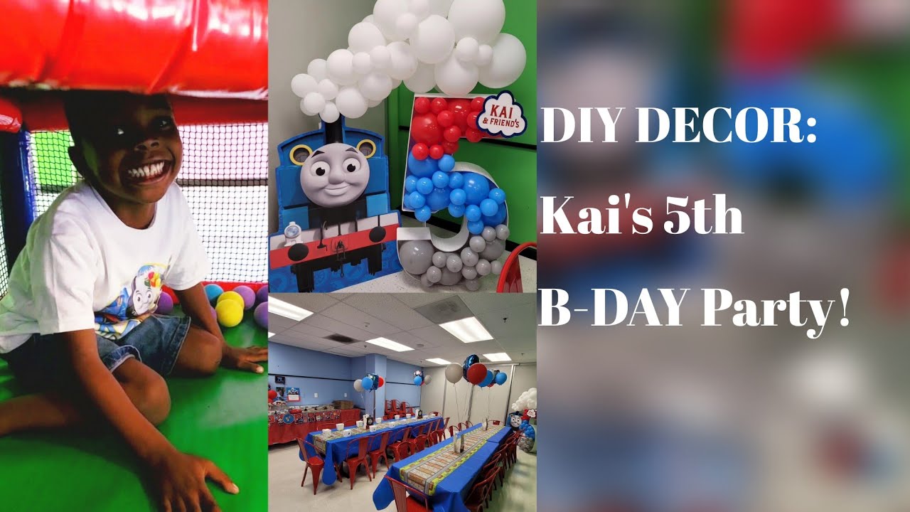 Kai's 5th Birthday Party/Thomas the Train themed Birthday Party