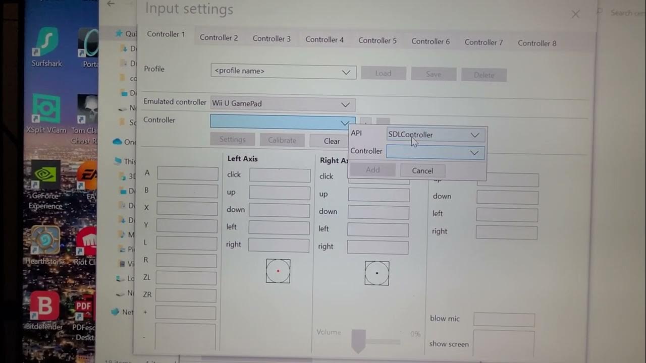 Cemu Left stick not working PS4 controller setup YouTube