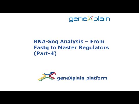 PART4: RNA-seq data analysis from FASTQ files to master regulators