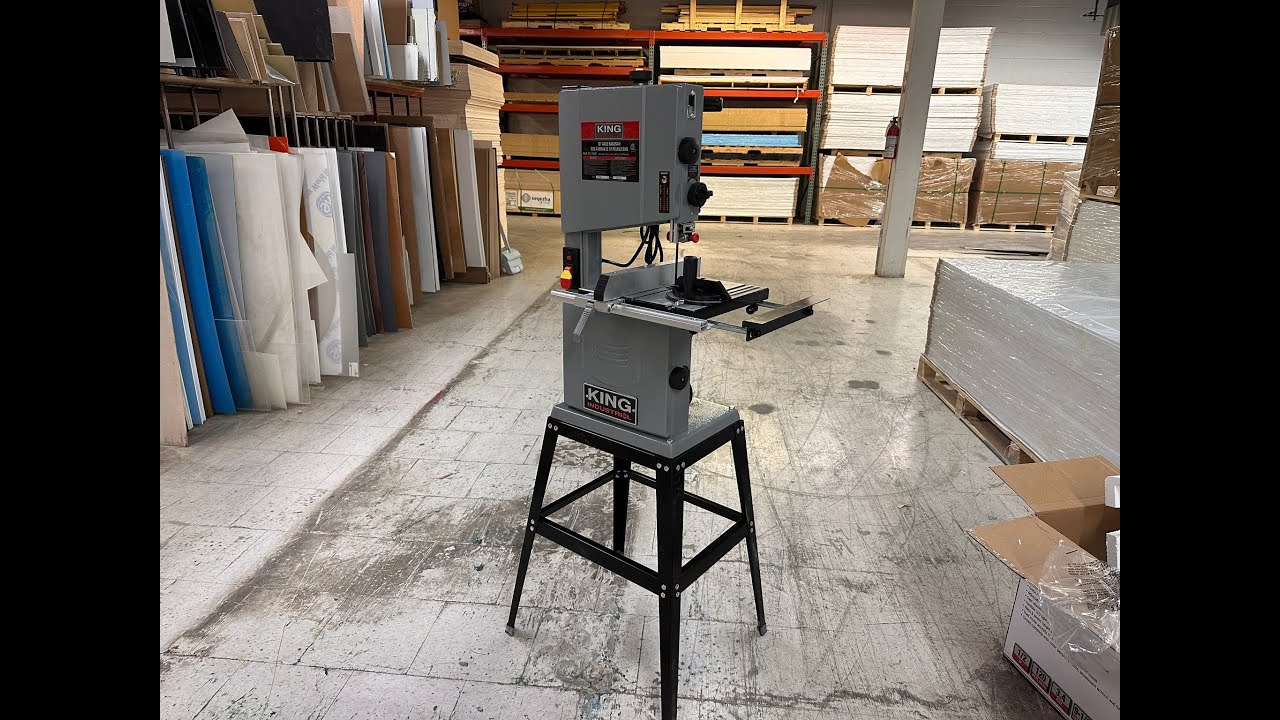 How to Assemble 10 Inches Wood Bandsaw with Stand of King Industrial