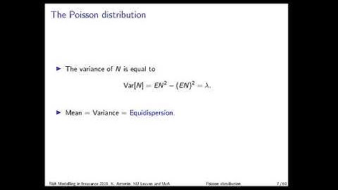 2019 01 15 Risk modeling in insurance   Part I   Poisson