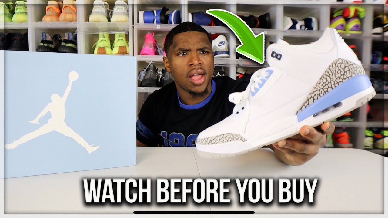 Обзор Air Jordan 3 UNC