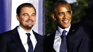 Leonardo DiCaprio & President Obama Talk Climate Change
