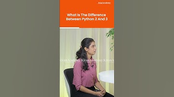 What Is the Difference Between Python 2 And Python 3 | #thekiranacademy #shorts