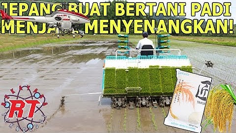 KEAJAIBAN MESIN PERTANIAN JEPANG | ALAT UNIK YANG MEMBUAT PENANAMAN PADI LEBIH MUDAH