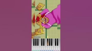 Poppy Playtime x Minecraft x Squid Game DIET story @Opilasokewt - Piano Tutorial