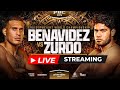 LIVE FIGHT: DAVID BENAVIDEZ VS ZURDO RAMIREZ FULL FIGHT COMMENTARY &amp; BREAKOWN
