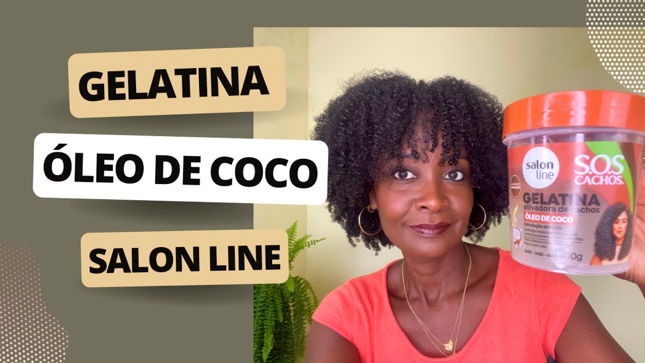 LANÇAMENTO SALON LINE / GELATINA ÓLEO DE COCO @SalonLineBrasil