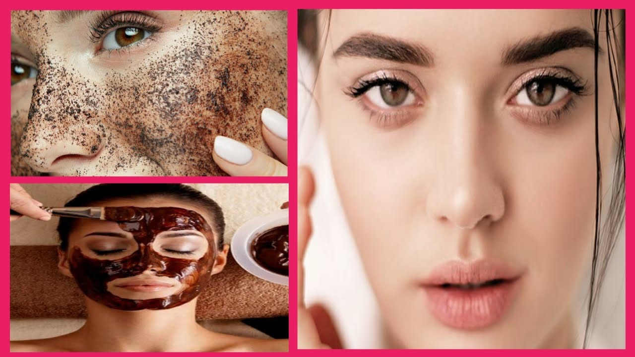 DIY coffee face scrub & pack Instant skin whitening coffee scrub