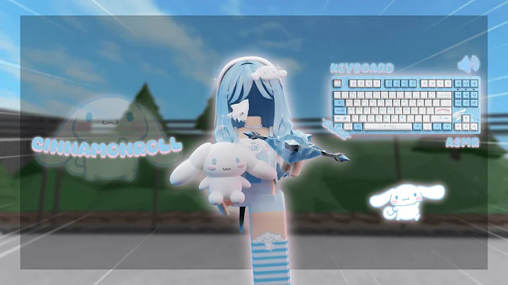 Playing MM2 as CINNAMONROLL *Keyboard ASMR*