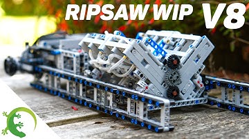 [WIP] Ripsaw Tank V8 LPE Powered Lego Technic - Teaser Trailer