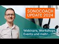 Sonocoach update 2024  groes youtubewebinar neue workshops events und trainingsinhalte