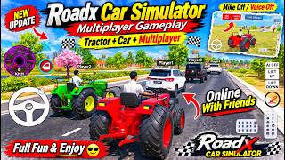 Roadx Car Simulator Multiplayer Gameplay 🚜🔥 | Online With Friends | Mic Off & Voice Off screenshot 5