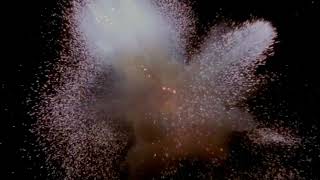 Colorful Blasting Of Sparkles Green Screen Library