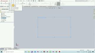SOLIDWORKS Tutorial ( Linear  and Rectangular pattern ) Profile