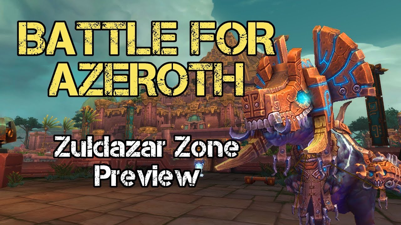 Battle for Azeroth Alpha | Zuldazar Zone Preview gaming logo