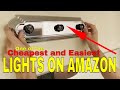 How to install easiest bathroom vanity light on Amazon.