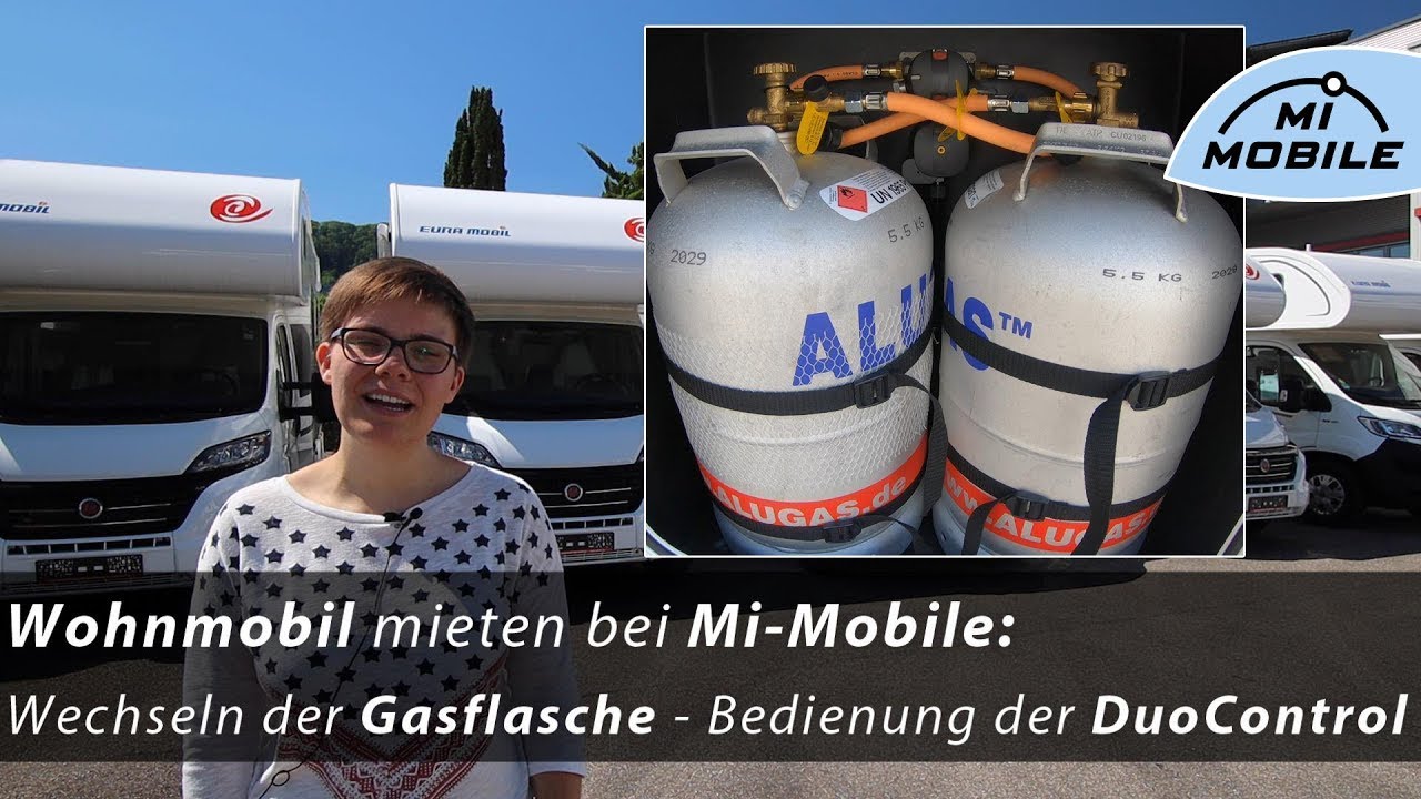 Tutorial 6: Wechseln der Gasflasche, Bedienung der DuoControl - Wohnmobil  mieten bei Mi-Mobile 