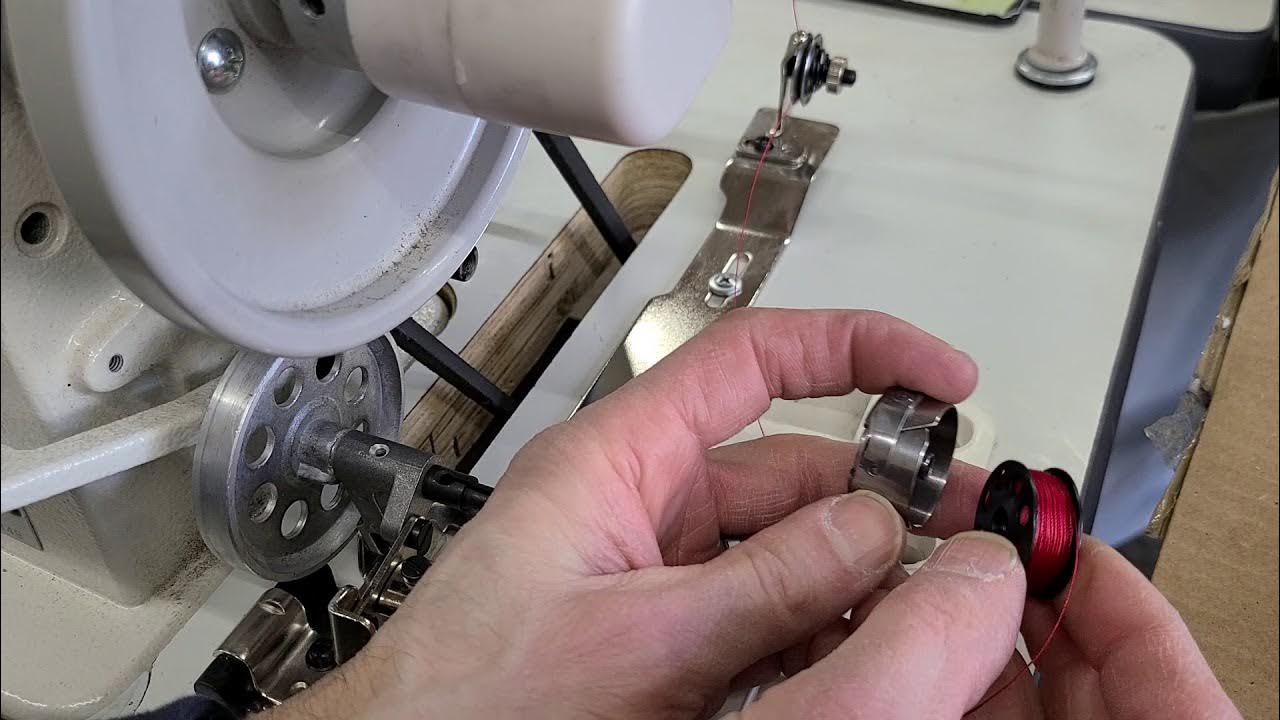 Threading a Juki DU1181N. YouTube