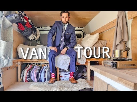 Young Professional Tries Vanlife | Custom Van Build & Tour