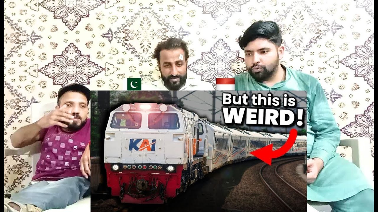 Немного странный РОСКОШНЫЙ поезд Индонезии великолепен... | Pakistani Reaksi | D-R-RUE