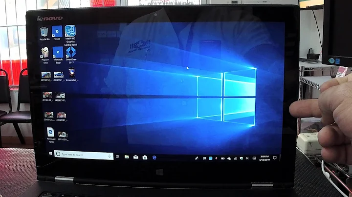 Lenovo Yoga 2 Pro LCD screen flickering when on battery power
