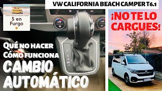 CAMBIO AUTOMÁTICO DSG de la 🚐 Volkswagen California. ⛔ Qué NO hacer. 📖 Cómo funciona. CONSEJOS.