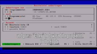 how to download programm to a S5 plc.