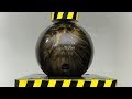 EXPERIMENT HYDRAULIC PRESS 100 TON vs Bowling Ball