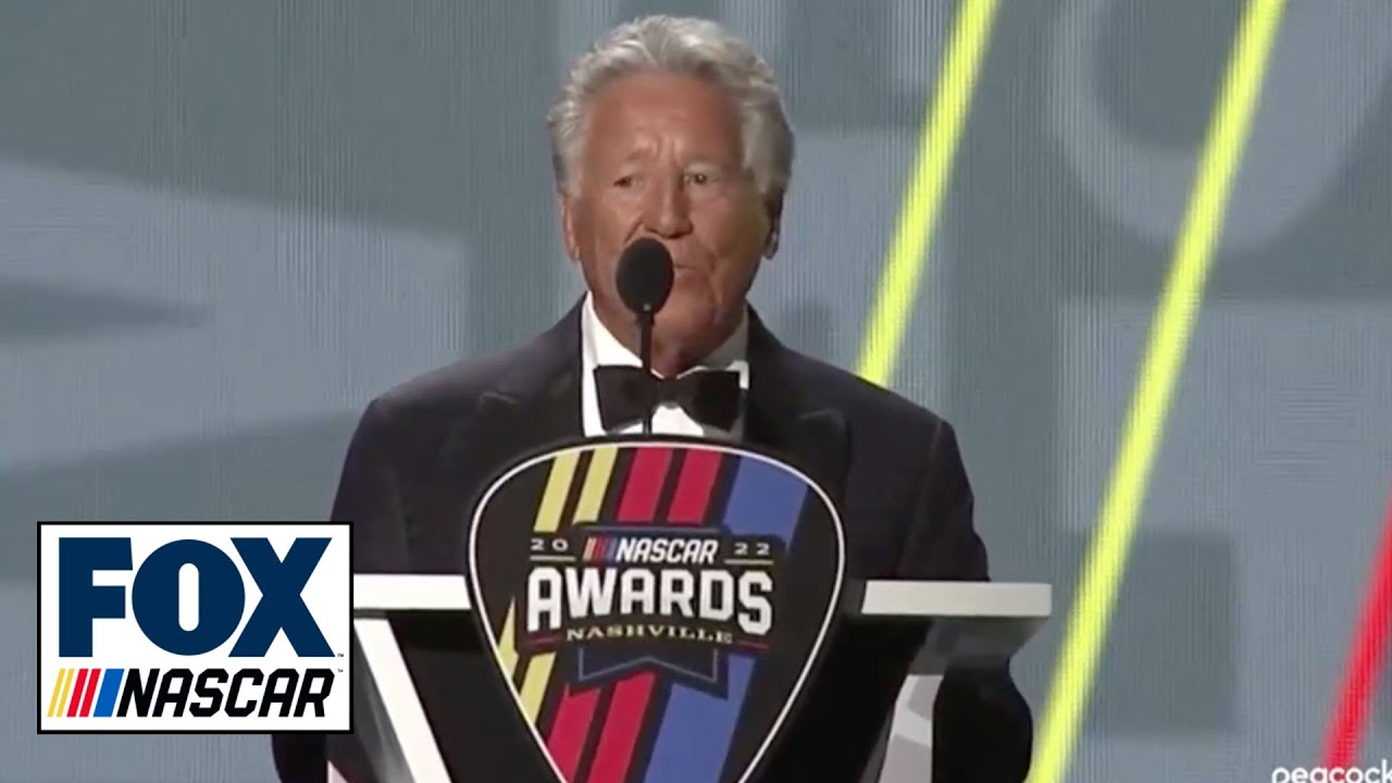 Mario Andretti introduces 2022 Cup Champion Joey Logano | NASCAR