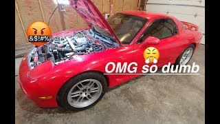 Think i blew up the RX7 FD ! *DON'T BE DUMB LIKE ME*...