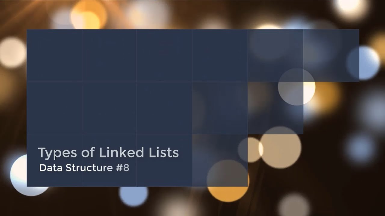 Different Types of Linked List Data Structure - YouTube
