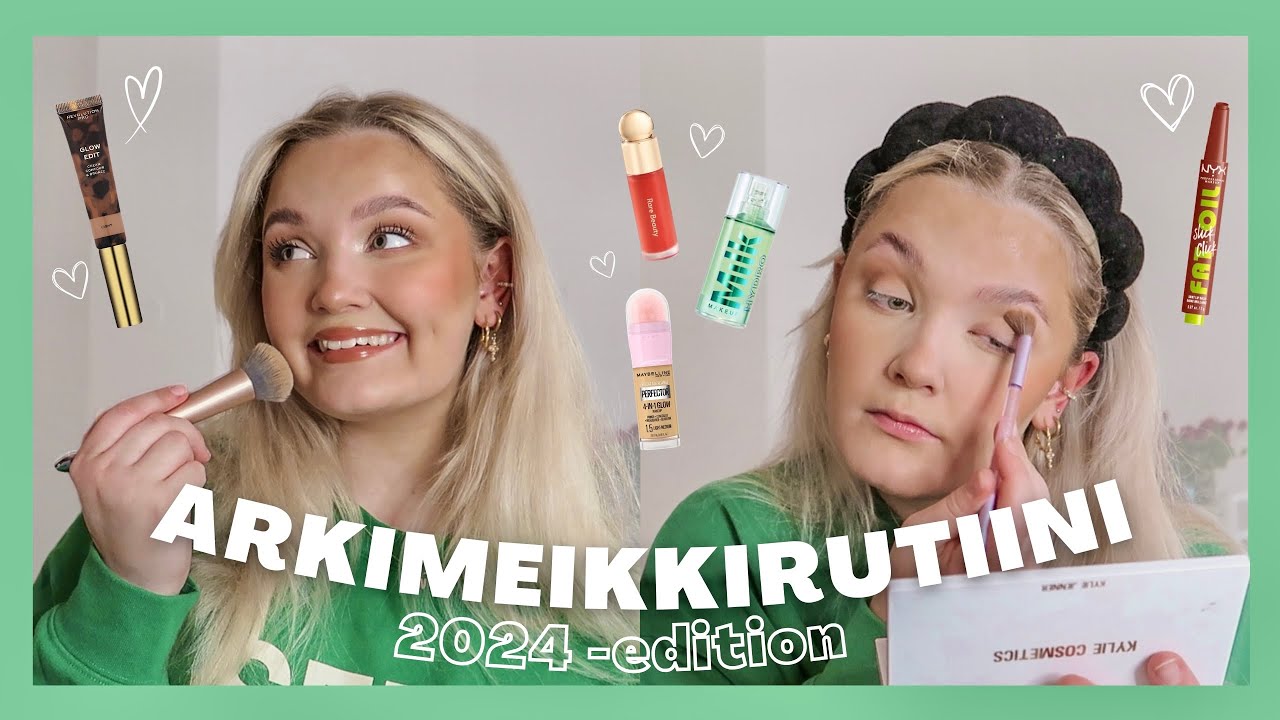 ARKIMEIKKI 2024 | uusia- & vanhoja lempparituotteita, grwm