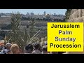 Jerusalem palm sunday procession full tour jesus christs triumphal entry into jerusalem