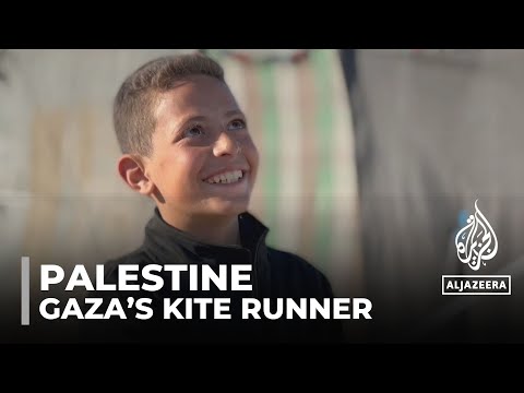 Gaza boy finds solace in kites amidst war devastation