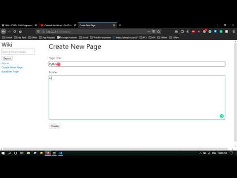Project1 - wiki || CS50 2020