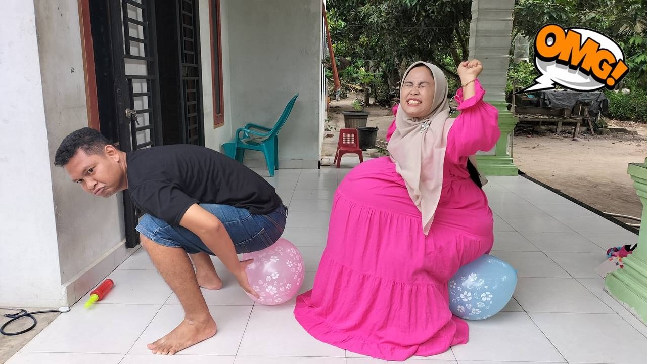 Drama Lucu 😂😍😘 Ibu Hamil Melahirkan Dudukin Balon Bareng Dokter
