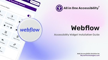How to enable ADA, WCAG 2.1, Section 508 accessibility on the Webflow website?