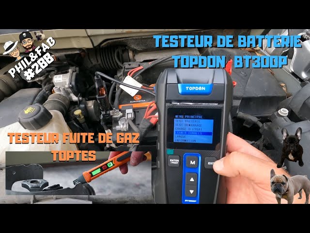 Testeur de batterie Topdon BT300P